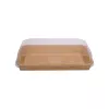 Pudełko papierowe YUMI™ 220x135mm (HP07) kraft do sushi z wieczkiem