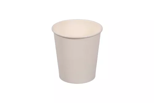 Kubek papierowy 1-warstwowy biały 100ml śr 66 mm