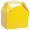 Pudełko z rączką MEAL BOX żółte 152x100x102 mm