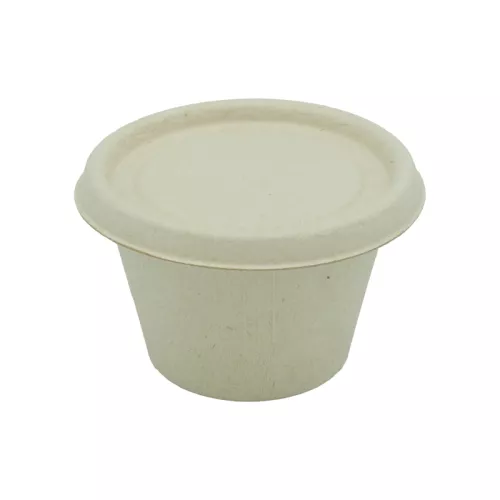Sosjerka 100 ml z pulpy śr. 80 mm eco natural