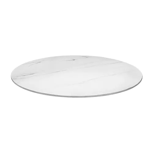 Blat okrągły kamienny śr.60 cm biały