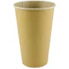 Kubek papierowy brązowy jednowarstwowy powlekany PLA 16oz (400ml) śr. 90 mm