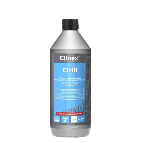 Żel do udrażniania rur i syfonów Clinex Drill 1L