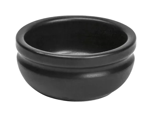 Miseczka / Maselniczka ceramiczna 50g śr. 6.5 cm, czarna