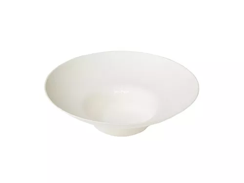 Talerz Amazonica śr. 19cm biały z włókna