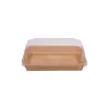 Pudełko papierowe YUMI™ 165x115mm (HP03) kraft do sushi z wieczkiem