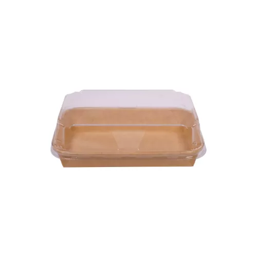 Pudełko papierowe YUMI™ 165x115mm (HP03) kraft do sushi z wieczkiem