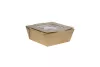 Pudełko papierowe ŚREDNIE 780ml do dań gorących 125x125x60mm z okienkiem