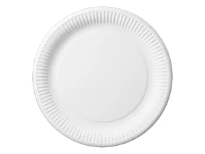 Talerz śr. 26 cm z pulpy z trzciny cukrowej biały