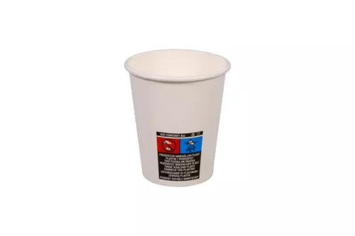 Wieczko czarne śr. 80 mm do kubków papierowych 200/250 ml