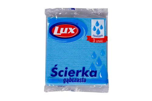 Ścierki gąbczaste LUX niebieskie