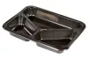 Pojemnik obiadowy 3-dzielny czarny PP 227x178x30 mm