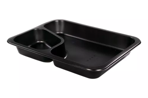 Pojemnik obiadowy COLT czarny 227x178x30 mm LITE do zgrzewu