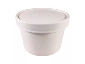 Wieczko papierowe białe do pojemnika na zupę 8oz śr. 95mm