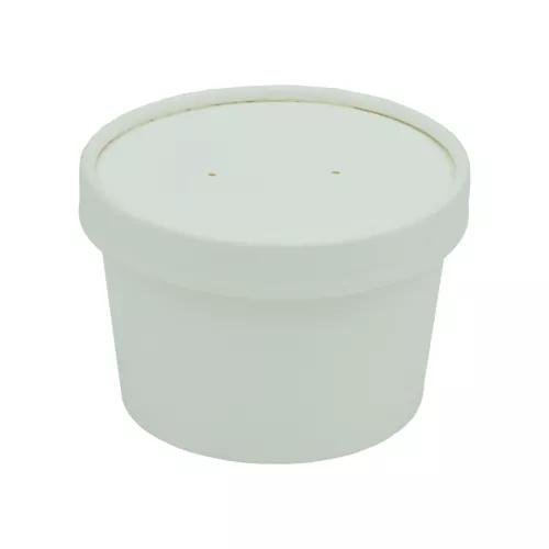 Pojemnik papierowy biały na zupę 200 ml śr. 98 mm