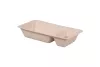 Tacka 2-dzielna z pulpy trzcinowej eco natural 96x169x35 mm Great To Go , Bioware