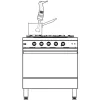 Mikser ręczny Robot Coupe Mini MP 240 V.V. 240 mm, 0,27 kW