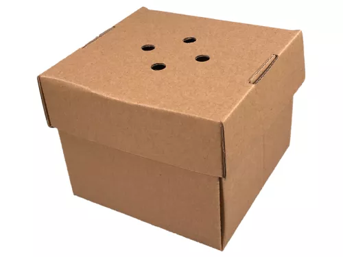 Pudełko BURGER GIGANT 152x152x121 mm rozkładane brązowe