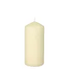 Świeca pieńkowa, średnica 60 mm, 130 mm, kolor: kremowy