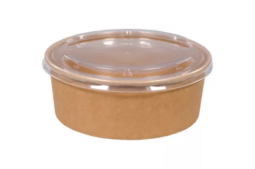 Wieczko PP do poj. sałatkowego kraft 850/1100/1300 ml śr. 184 mm