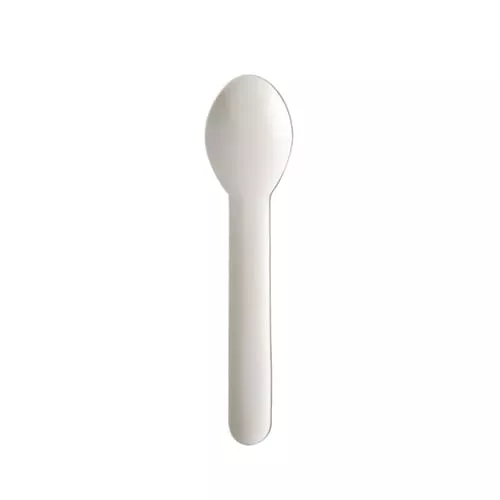 ŁYŻECZKA PAPIEROWA BIAŁA 13 CM