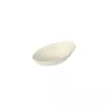 Pojemnik na przekąski OWAL 20 ml, 8x5 cm z trzciny cukrowej, biały, fingerfood