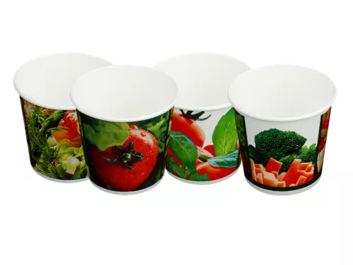 Pojemnik sałatkowy papierowy VEGETAL 300ml