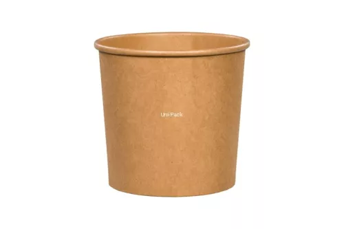 Pojemnik papierowy na zupę kraft 750ml śr. 118 mm