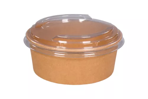 Pojemnik sałatkowy papierowy 750 ml śr. 150 mm kraft