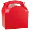 Pudełko z rączką MEAL BOX czerwone 152x100x102 mm