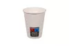 Kubek papierowy 1-warstwowy biały 300ml/12oz śr.90 mm (z logo żółw)