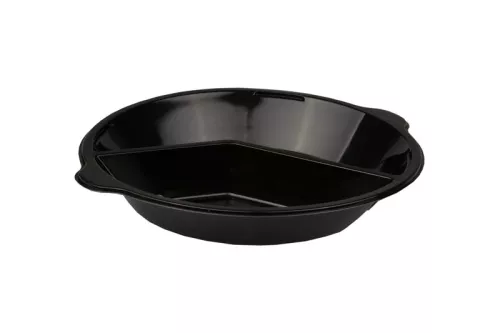 Talerz czarny PEARL 2-dzielny PP śr. 250 mm
