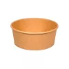 Pojemnik sałatkowy papierowy kraft 26 oz 500 ml śr. 150 mm (spód)