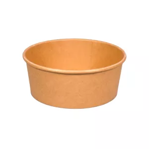 Wieczko PET do poj. sałatkowego kraft 500 ml śr 150 mm
