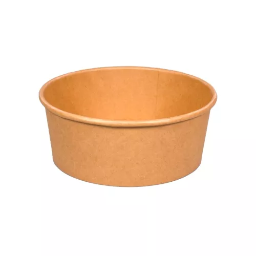 Wieczko PET do poj. sałatkowego kraft 500 ml śr 150 mm