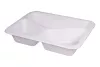 Pojemnik obiadowy 3-dzielny biały 227x178x40 mm LITE do zgrzewu