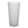 Kubek plastikowy 500 ml PP do systemów wielokrotnego użytku, nietłukący, mleczny