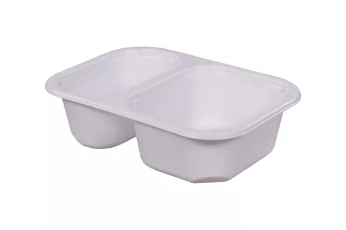 Tacka 2-dzielna 450 ml 160x112x45 mm MINI PP biała do zgrzewu