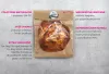 Torebka na przekąskę Loc Bag Pizza 245x210 mm, BON APPETIT, Papier + PET