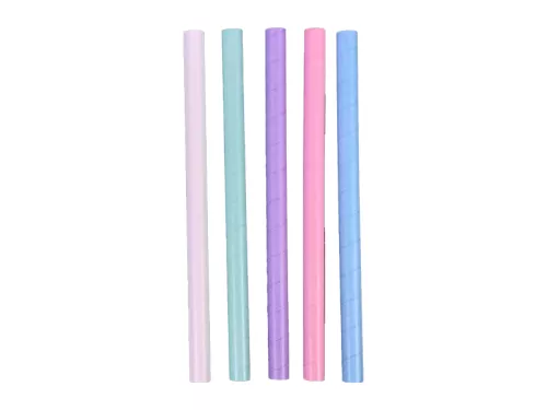 Słomka papierowa BUBBLE TEA 12mm, dł. 20cm mix kolorów