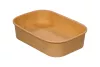 Pojemnik sałatkowy papierowy kraft 500 ml prostokątny