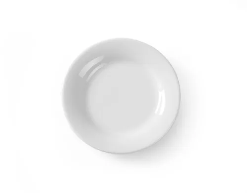 Talerz płaski 16cm deserowy OPTIMA, porcelanowy, biały