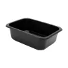 Pojemnik 1-komorowy 1000 ml 187x137x60 mm MEDIUM PP czarny do zgrzewu