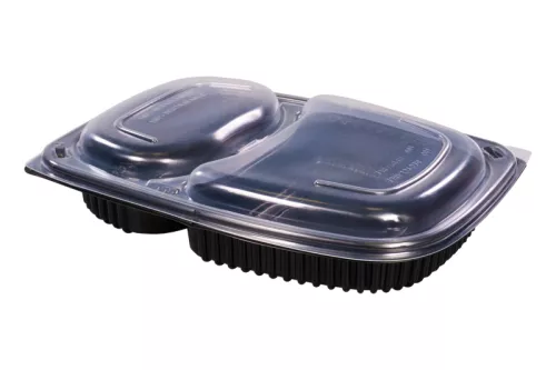 Pojemnik obiadowy 2-dzielny 1050ml COOK 255x190x38 mm