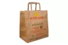 TORBA PAP. KLOCKOWA SZARA 260X170X280 MM UCHWYT PŁASKI KEBAB KING A250 (54111)