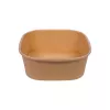 POJEMNIK SAŁATKOWY KWADRATOWY PAP. + PE KRAFT 500 ML 135X135X50 A50 (300)