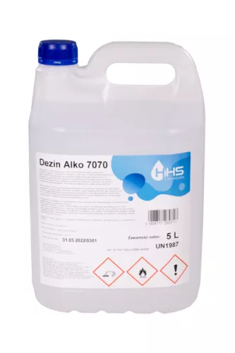 Dezin Alko 7070 - Płyn do dezynfekcji powierzchni i urządzeń 5 L