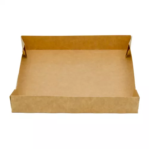 Wieczko do tacki sałatkowej 1100/1300 ml 163x163 mm, kraft, 100% papier