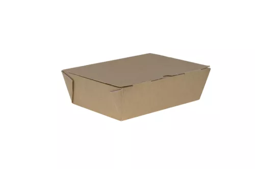 Pudełko papierowe DUŻE 1250ml do dań gorących 185x125x60mm