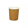 Pojemnik sałatkowy papierowy 462 ml brązowo-biały GREEN LEAF śr. 93,5 mm (spód)